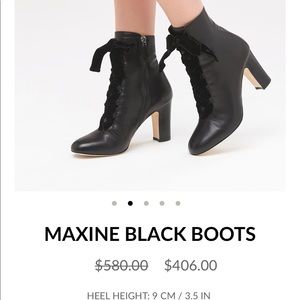 LK Bennett Maxine Black Boots, size 39 (8.5)